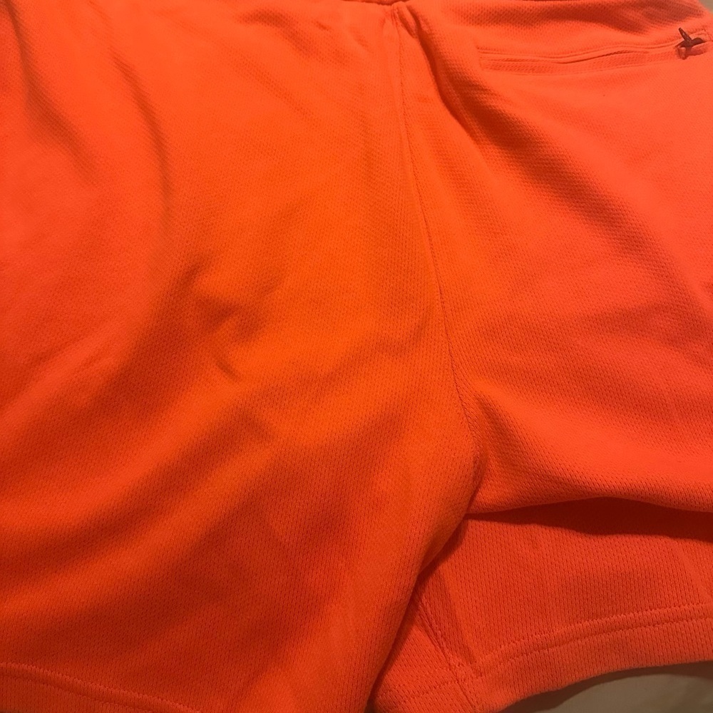 Men’s New Orange Ralph Lauren Terry Shorts Size XXL 2XL - Picture 3 of 11
